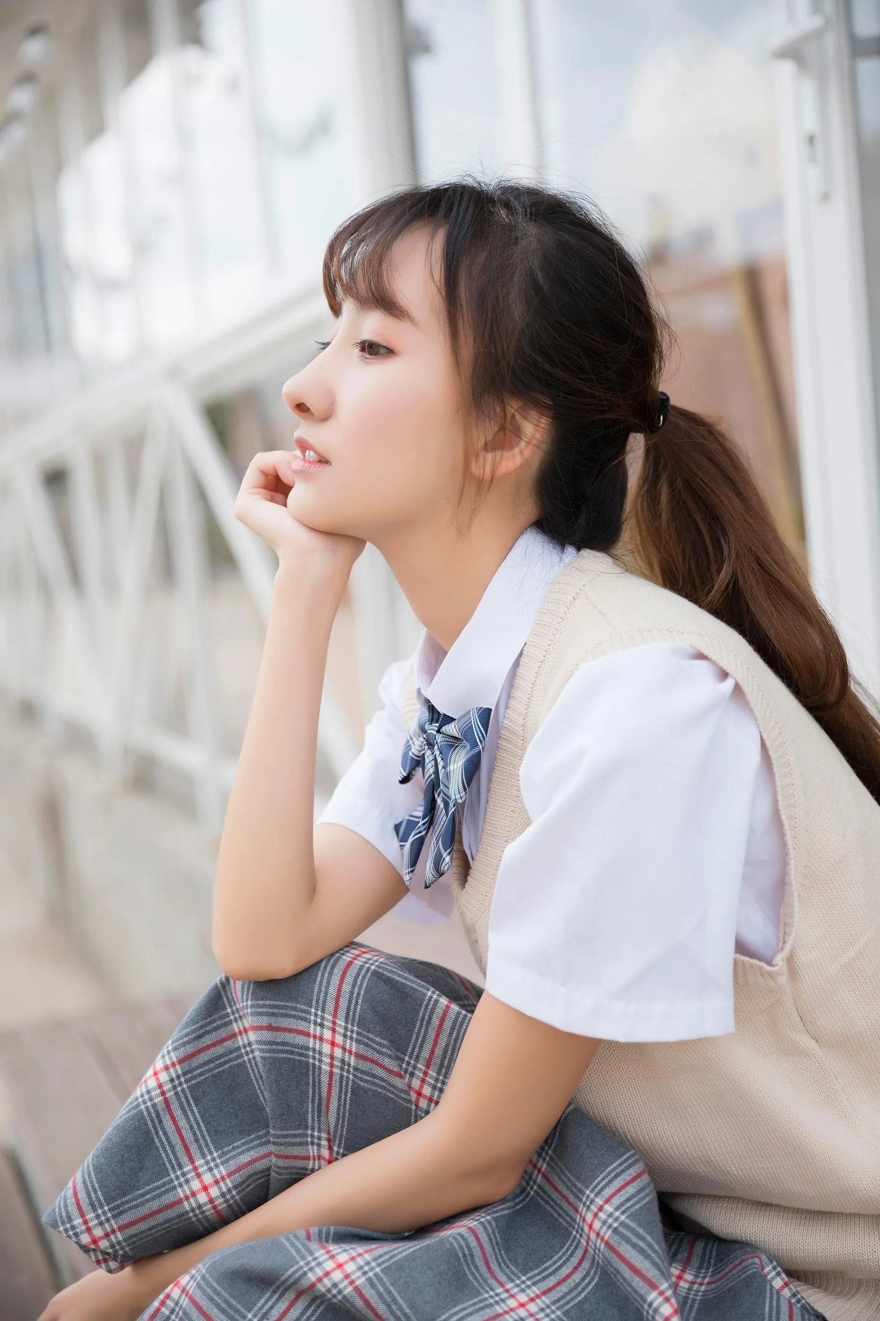 [艺图语] 2022.06.17 属于JK的夏天 Ria李礼礼 [31P]插图